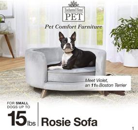 img 1 attached to Rosie Sofa - Grey, Medium by Enchanted Home Pet (CO3201-18GRY)