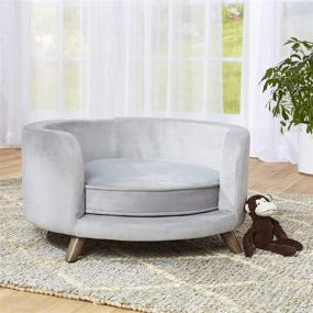 img 2 attached to Rosie Sofa - Grey, Medium by Enchanted Home Pet (CO3201-18GRY)