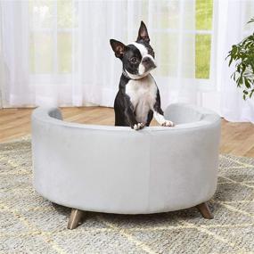 img 3 attached to Rosie Sofa - Grey, Medium by Enchanted Home Pet (CO3201-18GRY)