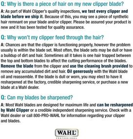 img 1 attached to 🐾 Wahl Pro Blade for Arco, Bravura, Chromado, Creativa, Figura, Motion Pet Clippers (#41884-7190) - Professional Animal 5-in-1 Blade for Dogs, Horses, and Pets