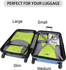 img 3 attached to 🧳 Enhance Your Travel Experience with GOX Upgraded Packing Luggage Organizers