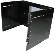 🔧 kenuco 8u hinged extendable wall mount bracket network equipment rack, 19 inch logo