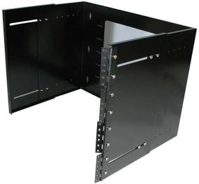 img 3 attached to 🔧 Kenuco 8U Hinged Extendable Wall Mount Bracket Network Equipment Rack, 19 Inch