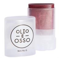 💄 olio e osso no. 12 plum: natural lip + cheek balm for non-toxic, clean beauty logo