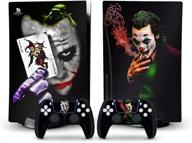 ps5 disc edition joker console and controller vinyl cover skins - mmoptop skins wraps for playstation 5 логотип