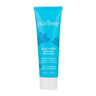 purlisse blue lotus balancing moisturizer: clean & cruelty-free, paraben & sulfate-free, anti-ageing formula with white tea to soothe skin, hydrating vitamin e, 1.7oz logo