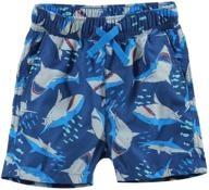 🩳 get summer ready with estamico boys' quick dry beach swim trunk printed board shorts with pockets logo