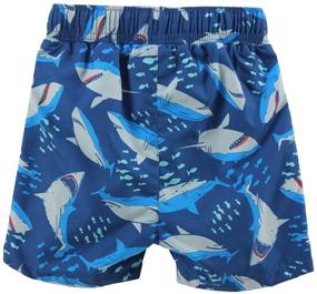 img 2 attached to 🩳 Get Summer Ready with ESTAMICO Boys' Quick Dry Beach Swim Trunk Printed Board Shorts with Pockets