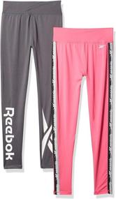 img 4 attached to Стильные леггинсы Reebok для девочек: удобные и модные низы для активных девочек!