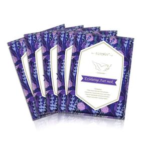 img 4 attached to Get Baby Soft Feet with Exfoliating Foot Peel Mask - 5 Pack! Remove Dead Skin, Calluses, & Repair Rough Heels. Enjoy Smooth & Silky Treatment with Lavender Scent.