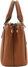 img 3 attached to Classic Triple Handle Satchel Around Women's Handbags & Wallets in Satchels