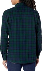 img 3 attached to 👕 Goodthreads Brushed Flannel Standard Fit Men's Long Sleeve Shirt