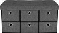 sorbus storage bench chest drawers логотип
