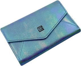 img 3 attached to 🌈 Holographic Iridescent Envelop Handbags & Wallets by RARITYUS: A Shimmering Fashion Must-Have