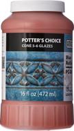 🎨 amaco potters choice glaze, blue rutile pc-20: vibrant and versatile 1 pint - 35401d logo