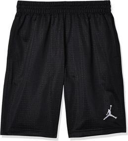 img 4 attached to 🏀 Смелые и дышащие: Мальчики шорты для баскетбола Nike Air Jordan Mesh Athletic.