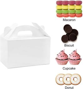 img 2 attached to 🎁 Moretoes 48-Pack White Treat Boxes: Perfect Party Favor Boxes for Birthdays & Showers!