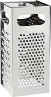 🔪 browne 9-inch by 4-inch stainless steel square grater logo