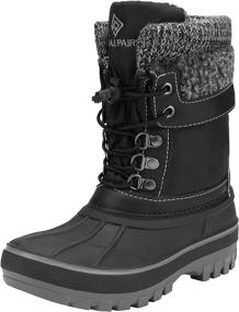 img 4 attached to DREAM PAIRS Insulated Waterproof KMONTE 1 Boys' Shoes : Boots