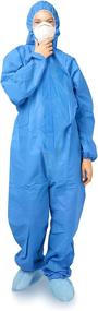 img 4 attached to Coveralls Industrial Disposable Breathable Protective