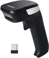 📱 sumicor 2d bluetooth barcode scanner - handfree 3-in-1 scanners with rechargeable 1d and 2d bar code/qr code reader. connects to smart phone, tablet, and pc via usb image. logo