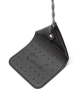img 3 attached to 🪰 N/C Rustic Leather Fly Swatter – 17.3 Inch Heavy Duty Flyswatter – Sturdy Metal Handle (2, Black)