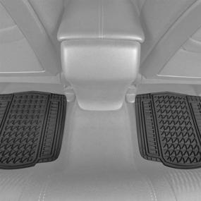 img 1 attached to Armor-Tech All Weather Floor Mats - Heavy Duty Rubber Liners for Car, Truck, SUV &amp; Van