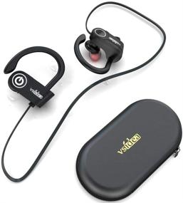 img 4 attached to 🎧 Vsidea U88 Bluetooth Wireless In-Ear Extra Bass Headset: IPX6 Waterproof Earphones, Noise Cancelling Mic, Stereo Sound - for Home Workout, Running, Sports (Black)