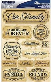 img 1 attached to Reminisce Signature Dimensional Stickers 6 Inch Scrapbooking & Stamping