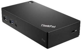 img 1 attached to 🔌 Lenovo ThinkPad USB 3.0 Pro Dock-USA (MFG P/N; 40A70045US) 45W AC Adapter w/ 2-Pin Power Cord - Laptop & Tablet Not Charging