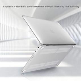 img 4 attached to 💻 Чехол ProCase для MacBook Pro 13 2016-2020 годов выпуска моделей A2338 M1 A2289 A2251 A2159 A1989 A1706 A1708: Жесткий кристальный чехол и клавиатурная наклейка для MacBook Pro 13 дюймов с Touch Bar или без него.