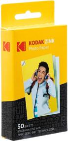 img 3 attached to 📸 Фотобумага Kodak 2x3 Premium Zink (50 листов) | Совместима с камерами Kodak Smile, Step, PRINTOMATIC