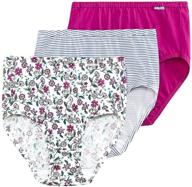👙 jockey plus size elance brief 3-pack for women logo