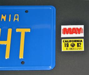 img 1 attached to 🔥 Premium Metal Stamped License Plate: Celebrity Machines Knight Rider Inspired Knight Design