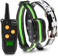 🐶 meijienn rechargeable dog training collar with remote control - vibration, electric shock, and bark control for effective behavior training logo