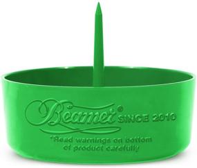 img 1 attached to 🚀 Beamer DePiper Green Ashtray: Quick & Mess-Free Pipe and Bowl Cleaning with Built-in Poker Spike Tool