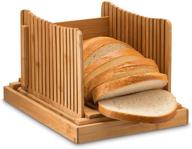 bamboo bread slicer adjustable thickness logo