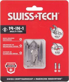 img 3 attached to 🔧 Swiss+Tech ST53100: Versatile Polished SS 19-in-1 Micro Pocket Multitool for Camping, Outdoors, and Hardware Needs