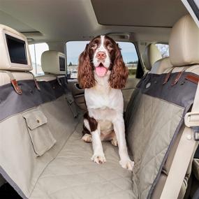 img 4 attached to 🐶 Quilted Bench Seat Cover for Dogs and Pets by PetSafe - Ideal Fit for Cars