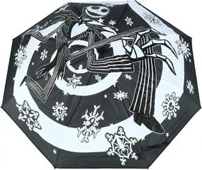 img 2 attached to Skellington Snowflake Color Changing Umbrella Standard