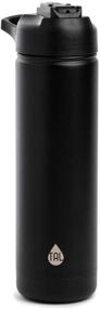 img 1 attached to Tal Ranger Pro 26oz Black Double Wall Stainless Steel Water Bottle - Insulated & Durable