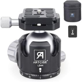 img 4 attached to 📷 High-Quality All Metal Tripod Ball Head with Panoramic CNC, Equipped with Two 1/4" Quick Release Plates - Ideal for Tripods, DSLRs, Camcorders, with a Maximum Load Capacity of 55.1lbs/25kg