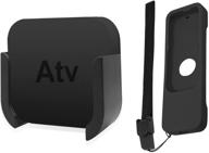 📺 sourceton tv mount for apple tv 4th and 4k 5th generation, compatible wall mount with protective case for apple tv 4k / 4th gen siri remote logo