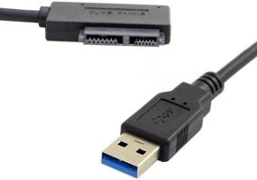 img 1 attached to 🔌 Кабель-переходник Cablecc USB 3.0 Slimline SATA для оптического привода CD DVD-ROM ноутбука - 7+6 13pin совместимость