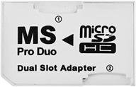 dual memory slot adapter converter logo