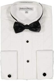 img 4 attached to 👔 Gentlemen's Collection Tuxedo Shirt for Men - Men's Clothing in Shirts