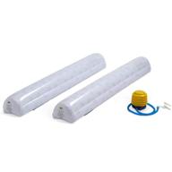 🛏️ serta perfect sleeper inflatable bed rails for toddlers & kids (2 pack), convenient white rails with foot pump logo