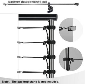 img 1 attached to 📸 Lidlife 10x10ft Polyester White Photography Backdrop Background - Wrinkle-Resistant, Includes 4 Backdrop Clips - Chromakey White Screen for Video Studio and Photo Shoots