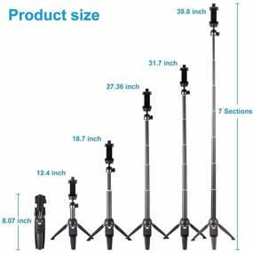 img 2 attached to Держатель управления затвором Bluetooth для монопода, совместимый