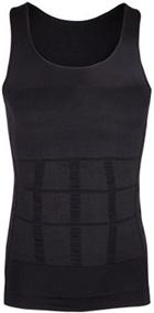 img 4 attached to Мужская компрессионная рубашка Compressions Shapewear